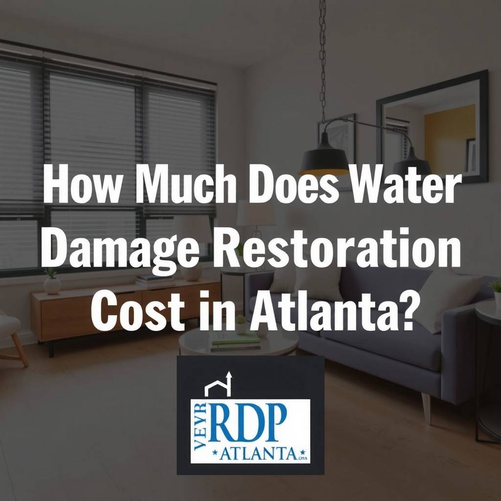 How Much Does Water Damage Restoration Cost in Atlanta with RDP of Atlanta?